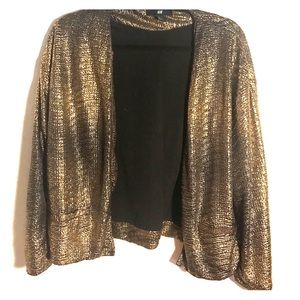 Gold and Black Soft Jacket